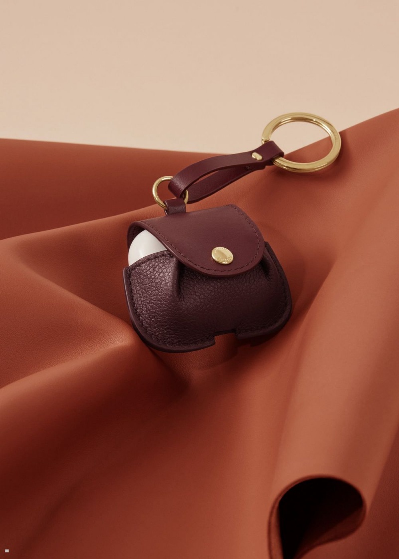 Polene Airpods Case Charms Damen Bordeaux | 176-QZPRES