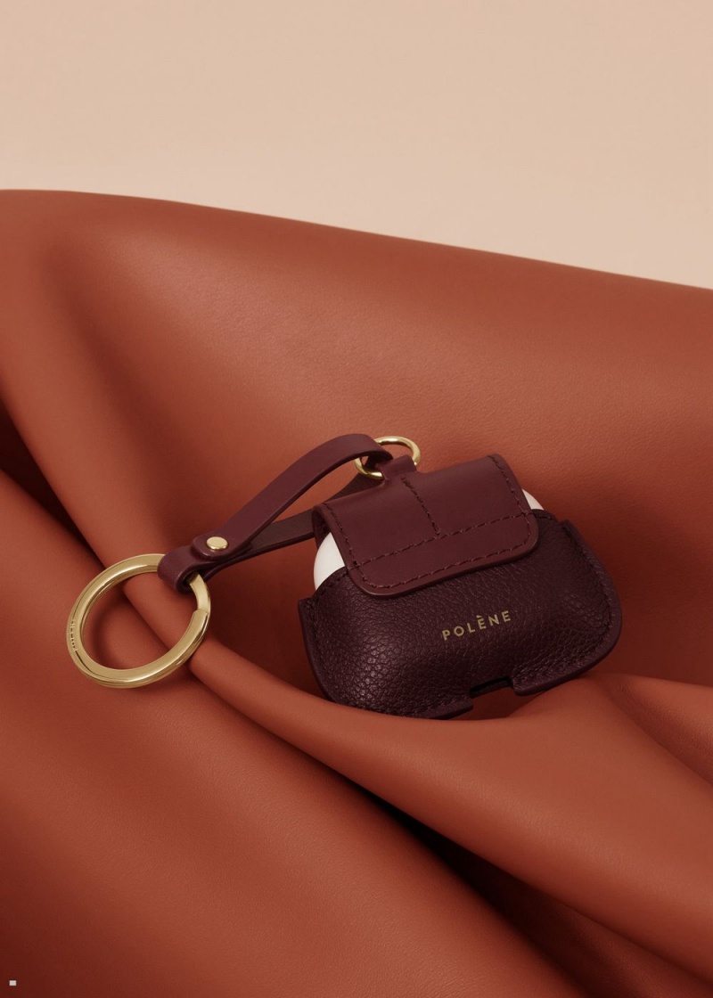 Polene Airpods Case Charms Damen Bordeaux | 176-QZPRES