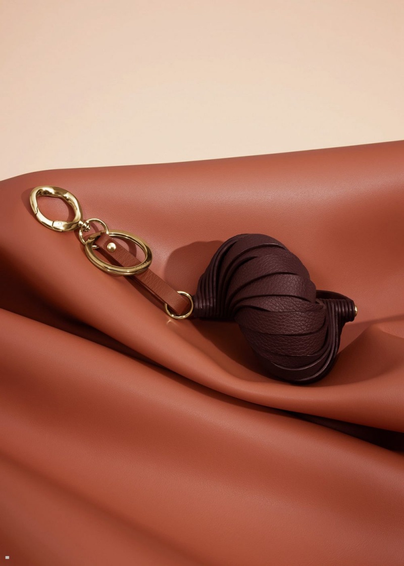 Polene Elis Keyring Charms Damen Bordeaux | 134-GBEHUF