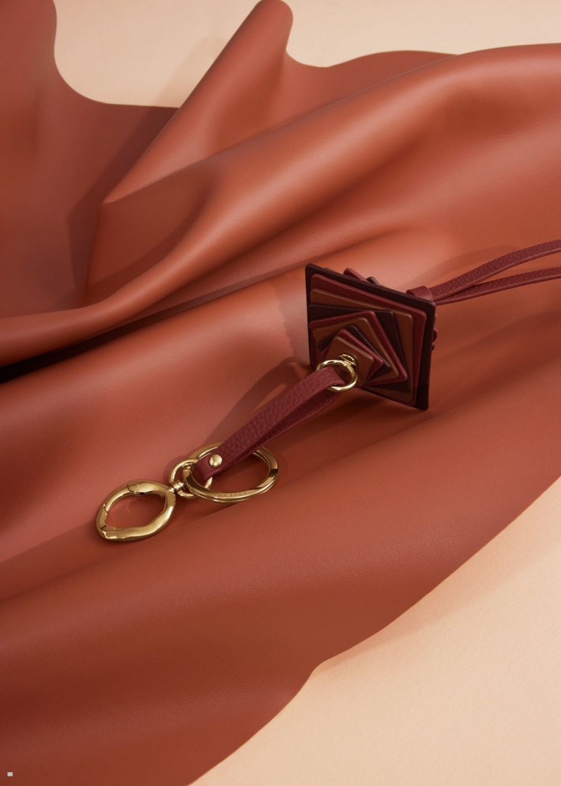 Polene Scala Keyring Charms Damen Bordeaux | 608-XDPJMA